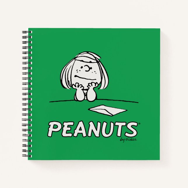 Erdnüsse | Peppermint Patty Thoughts Notizbuch (Vorderseite)