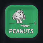 Erdnüsse | Peppermint Patty Thoughts Pappteller<br><div class="desc">Karo dieses lustige Design von Peanuts mit Peppermint Patty.</div>