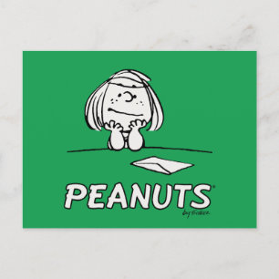 Erdnüsse   Peppermint Patty Thoughts Postkarte