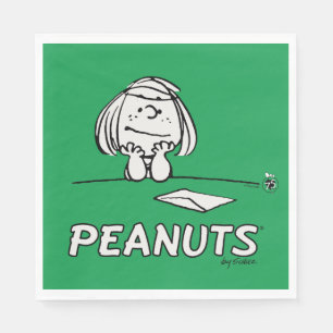 Erdnüsse Peppermint Patty Thoughts Serviette