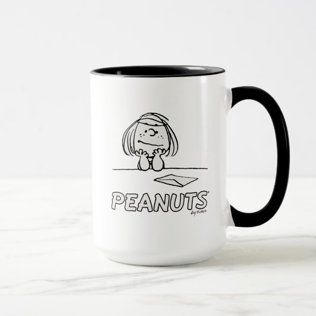 Erdnüsse | Peppermint Patty Thoughts Tasse (Rechts)