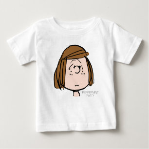 Erdnüsse   Peppermint Patty Verwirrtes Gesicht Baby T-shirt