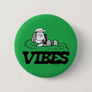 Erdnüsse Peppermint Patty Vibes Button