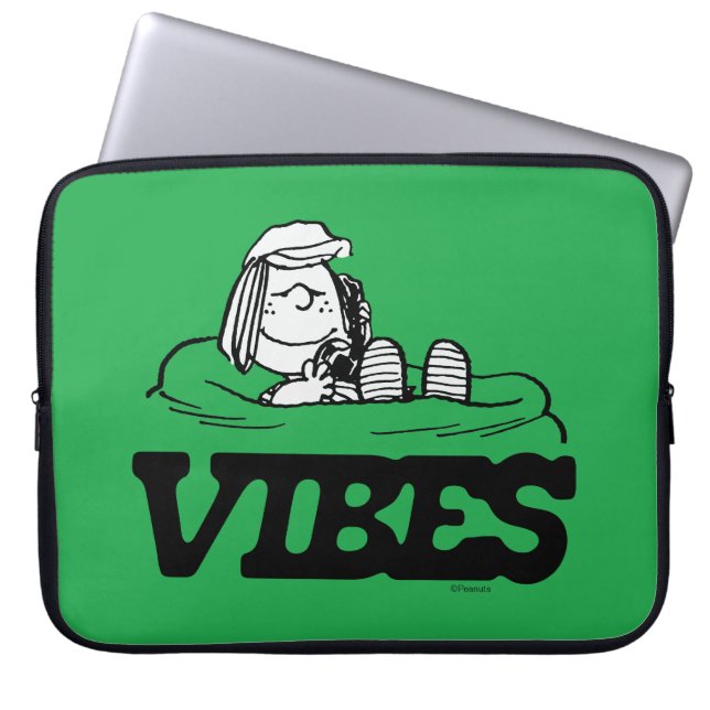 Erdnüsse | Peppermint Patty Vibes Laptopschutzhülle (Vorderseite)