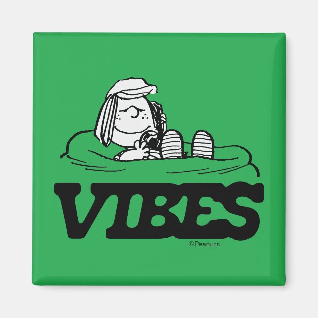 Erdnüsse | Peppermint Patty Vibes Magnet (Vorne)