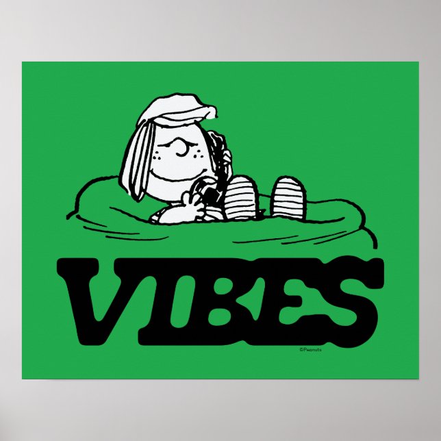 Erdnüsse | Peppermint Patty Vibes Poster (Vorne)