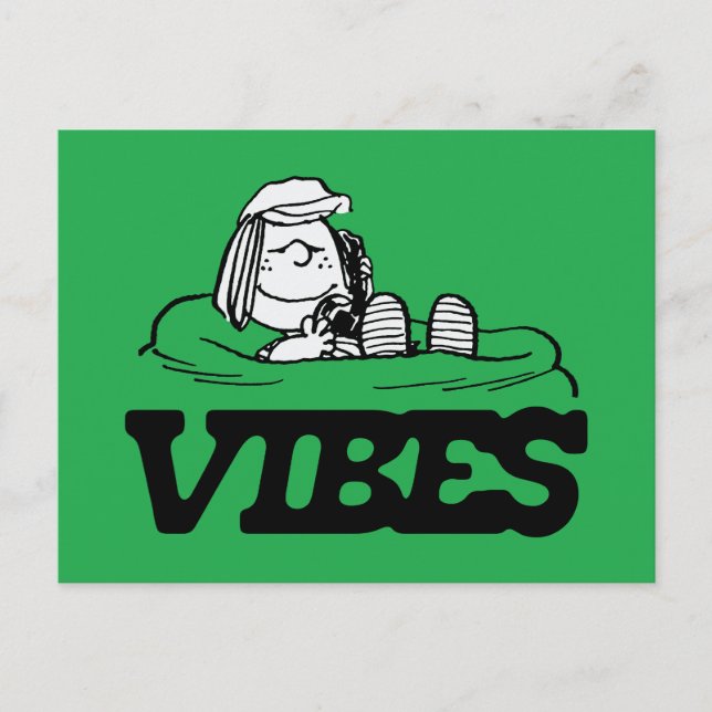 Erdnüsse | Peppermint Patty Vibes Postkarte (Vorderseite)