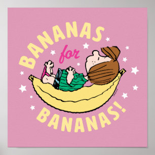 Erdnüsse Pfefferminz Patty Bananen für Bananen Poster