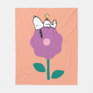 Erdnüsse   Pfeifen für Snoopy und Holz-Blume Fleecedecke