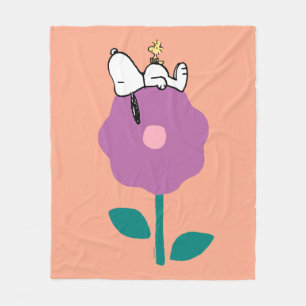 Erdnüsse   Pfeifen für Snoopy und Holz-Blume Fleecedecke