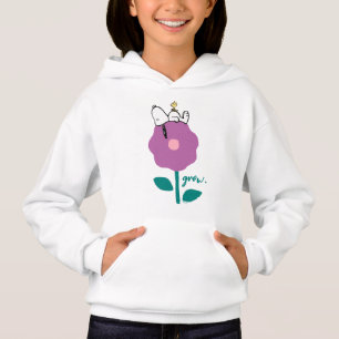 Erdnüsse Pfeifen für Snoopy und Holz-Blume Hoodie