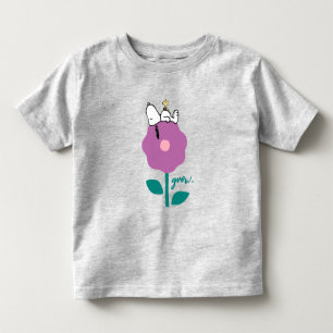Erdnüsse Pfeifen für Snoopy und Holz-Blume Kleinkind T-shirt