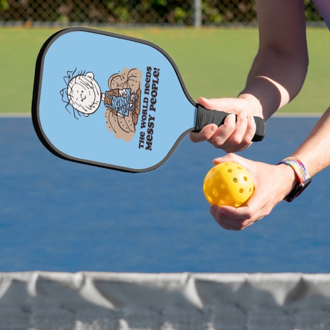 Erdnüsse | Pigpen Die Welt braucht die Geselligkei Pickleball Schläger (InSitu)