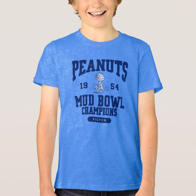 Erdnüsse | Pigpen Mud Bowl Champions 1954 Tri-Blend Shirt (Vorderseite)
