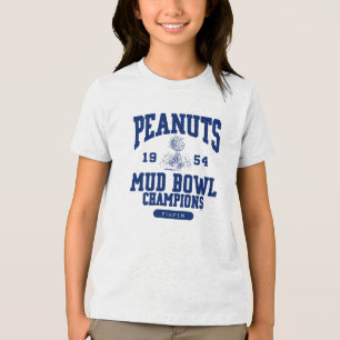Erdnüsse Pigpen Mud Bowl Champions 1954 Tri-Blend Shirt