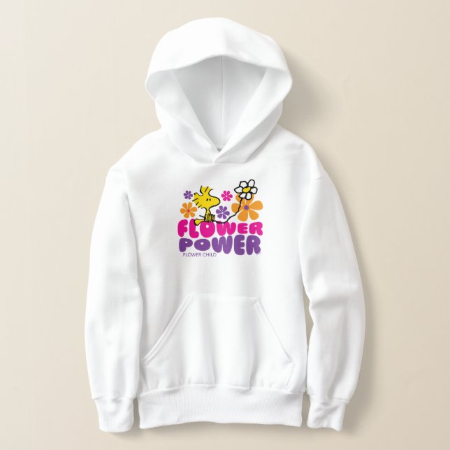Erdnüsse | Power der Blume Holz Hoodie (Ablage )
