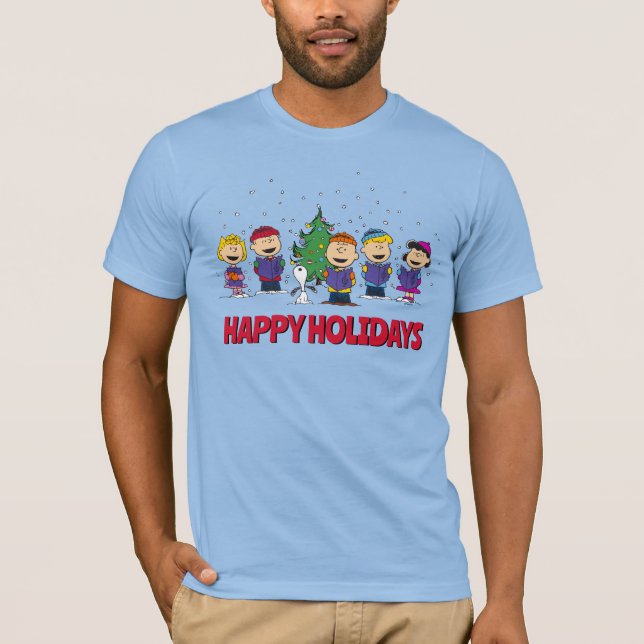 Erdnüsse | Rund um den Weihnachtsbaum T-Shirt (Vorderseite)