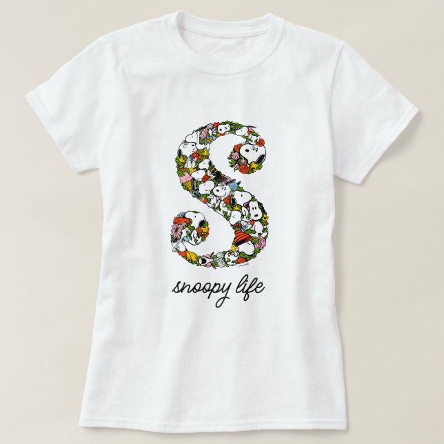 Erdnüsse | S ist für Snoopy T-Shirt (Design vorne)