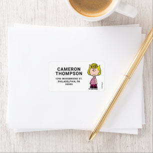 Erdnüsse   Sally Brown Adressaufkleber