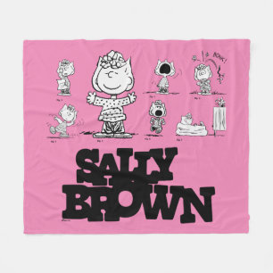Erdnüsse Sally Brown Fleecedecke