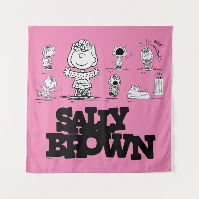 Erdnüsse | Sally Brown Wandteppich (Vorderseite)