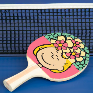 Erdnüsse   Sally Half & Halb Blume Tischtennis Schläger