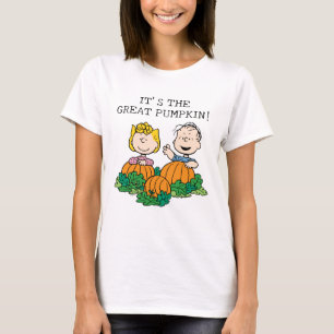 Erdnüsse Sally & Linus auf dem Pumpkin-Feld T-Shirt