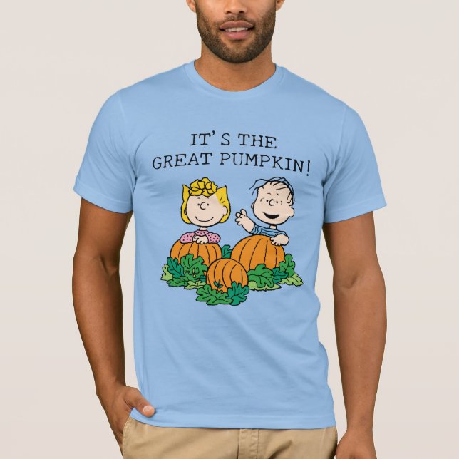 Erdnüsse | Sally & Linus auf dem Pumpkin-Feld T-Shirt (Vorderseite)