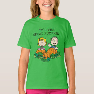 Erdnüsse Sally & Linus auf dem Pumpkin-Feld T-Shirt