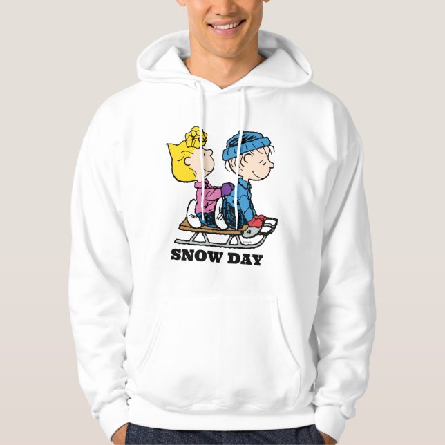 Erdnüsse | Sally & Linus Sled Riding Hoodie (Vorderseite)