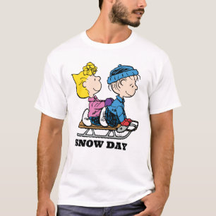Erdnüsse   Sally & Linus Sled Riding T-Shirt