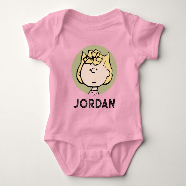 Erdnüsse | Sally's Faces Baby Strampler (Vorderseite)