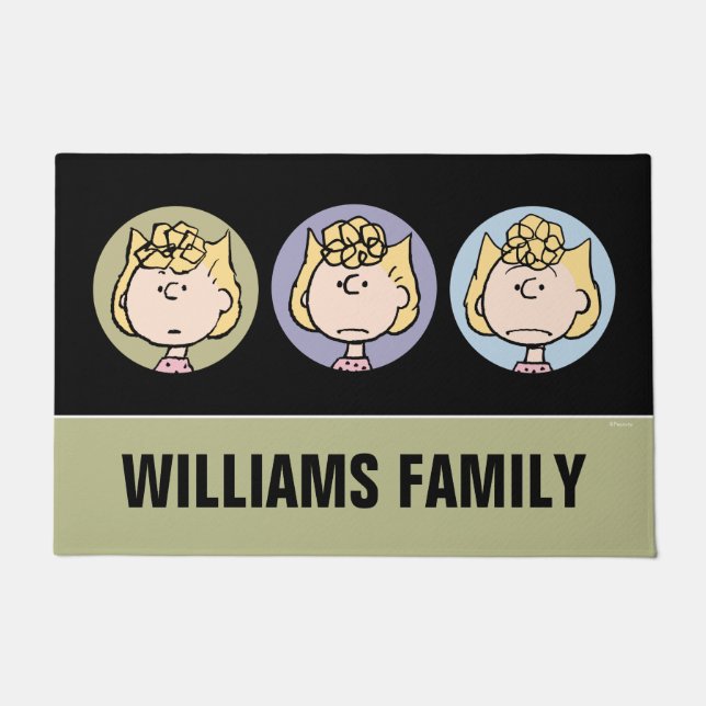 Erdnüsse | Sally's Faces Fußmatte (Vorderseite)