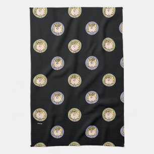 Erdnüsse   Sally's Faces Geschirrtuch