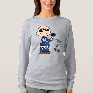 Erdnüsse   Skeleton Charlie Brown T-Shirt