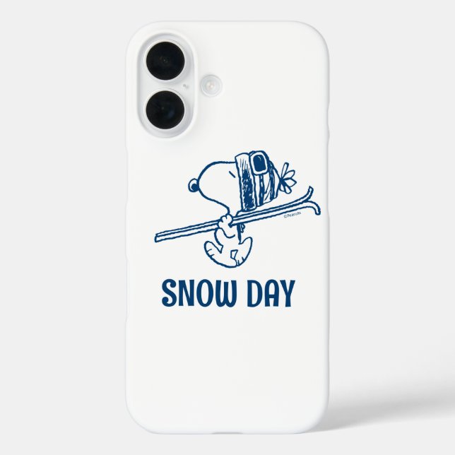 Erdnüsse | Skitour Snoopy Case-Mate iPhone Hülle (Rückseite)