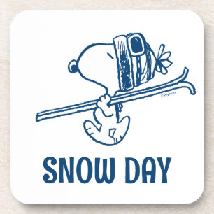 Erdnüsse   Skitour Snoopy Getränkeuntersetzer