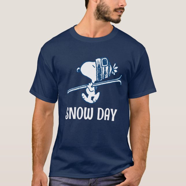 Erdnüsse | Skitour Snoopy T-Shirt (Vorderseite)
