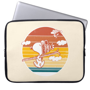 Erdnüsse Skitour Snoopy & Woodstock Laptopschutzhülle