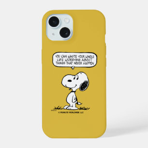Erdnüsse Snoopie, die man nicht das ganze Leben iPhone 15 Hülle
