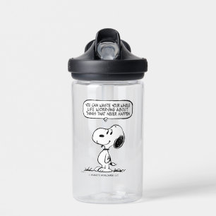Erdnüsse Snoopie, die man nicht das ganze Leben Trinkflasche