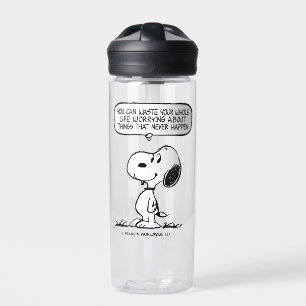 Erdnüsse Snoopie, die man nicht das ganze Leben Trinkflasche