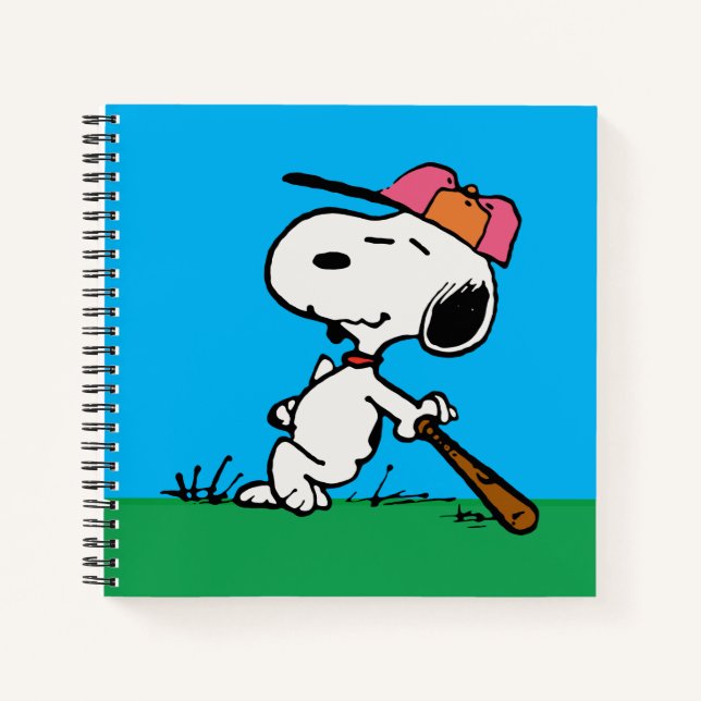 Erdnüsse | Snoopie im Bat Notizbuch (Vorderseite)