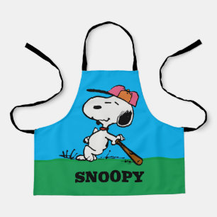 Erdnüsse Snoopie im Bat Schürze