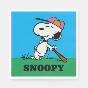 Erdnüsse Snoopie im Bat Serviette