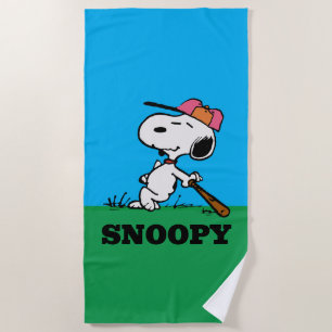 Erdnüsse Snoopie im Bat Strandtuch