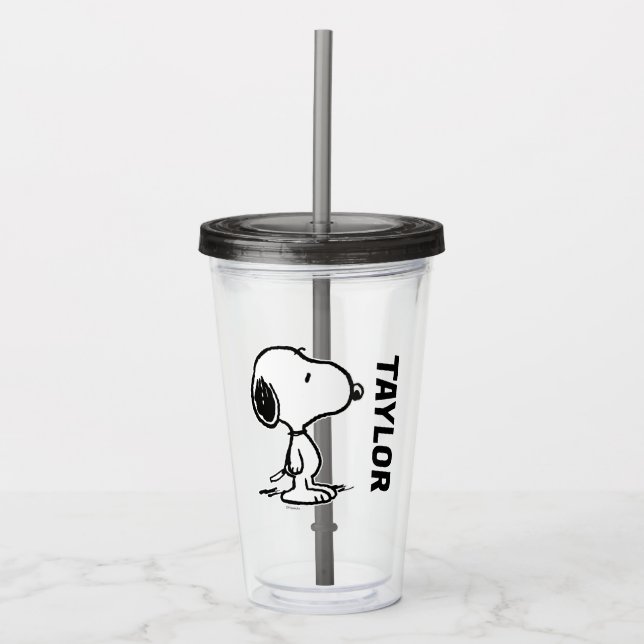Erdnüsse | Snoopy Acryltrinkbecher (Vorderseite)