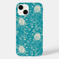 Erdnüsse | Snoopy Aquamarin tropisches Strandmuste