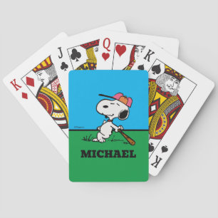 Erdnüsse   Snoopy auf Bat Playing Cards Spielkarten