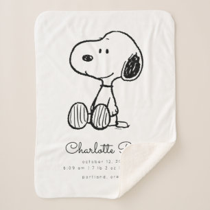 Erdnüsse   Snoopy Baby Sherpadecke